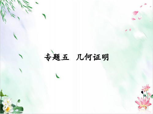 专题五 几何证明人教版八年级数学上册