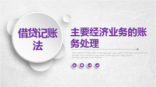会计基础PPT课件——第五章 借贷记账法下主要经济业务的账务处理