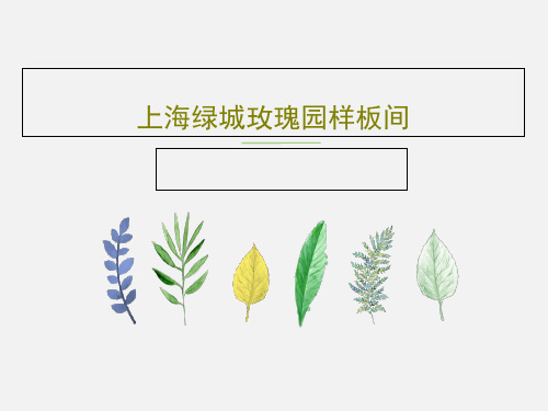 上海绿城玫瑰园样板间共76页