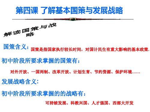 对外开放的基本国策_上课用PPT课件