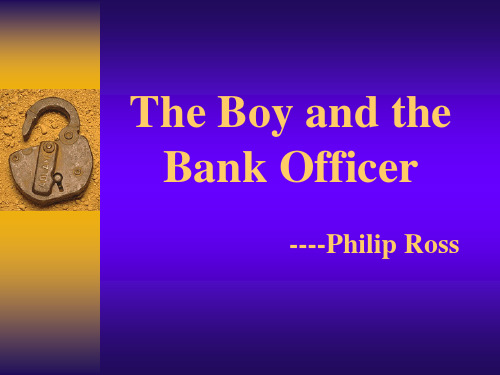 The boy and the bank officer