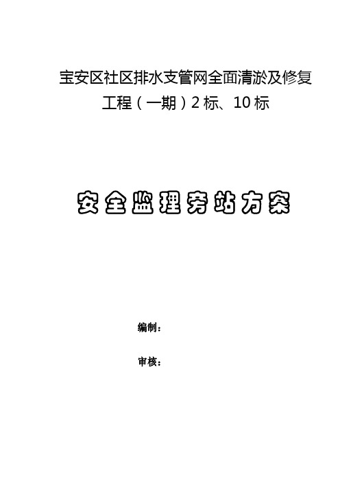 安全细则
