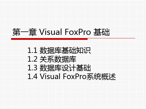 visual foxpro60入门课件.ppt