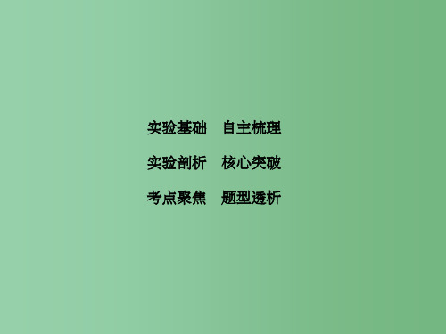 高考物理大一轮复习 实验7 测定金属的电阻率(同时练习使用螺旋测微器)