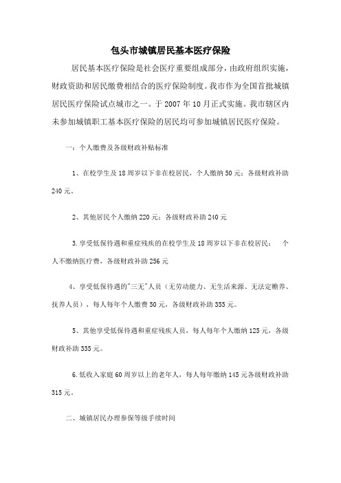 居民医疗保险