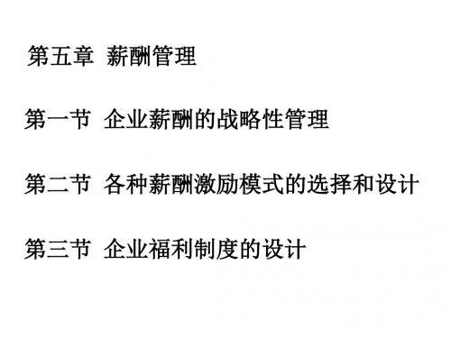 企业薪酬的战略性管理(ppt 81页)