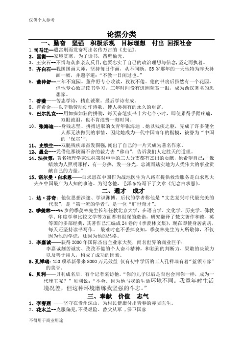 论据分类