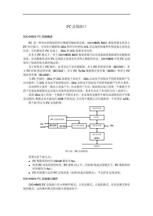 I2C总线接口