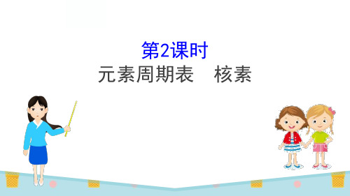 人教版高中化学必修一 《元素周期表 核素》原子结构与元素周期表PPT课件
