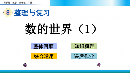 苏教版五年级下册数学教学课件-数的世界