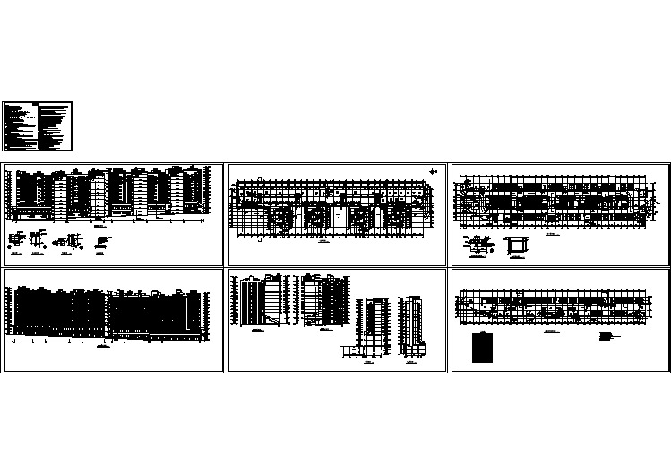 某小高层住宅楼设计施工图(共7张)