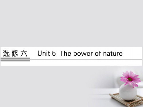 通用版2018版高考英语大一轮复习第1部分基础知识考点Unit5ThepowerofnatUre课件