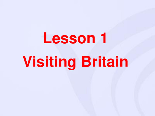 【北师大版】必修四 Unit 12 Culture Shock Lesson 1visiting britain