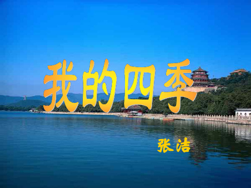 我的四季--鄂教版