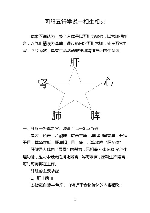 阴阳五行学说