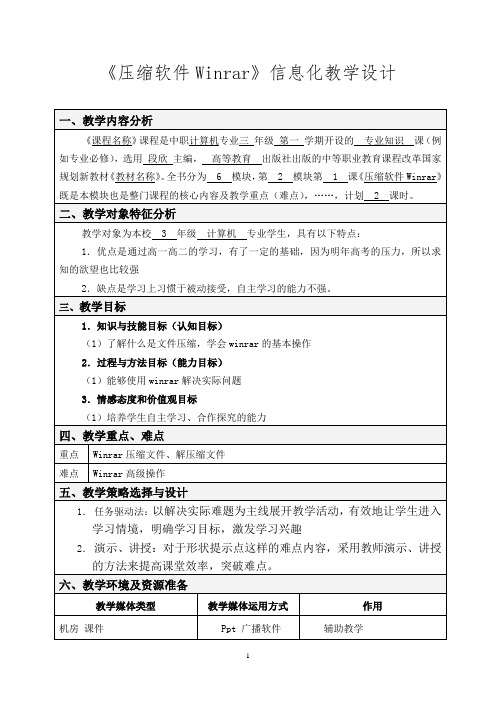 工具软件Winrar