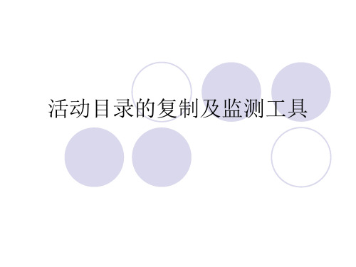 活动目录的复制及检测工具