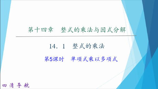 人教版初中数学整式的乘法_精品课件1
