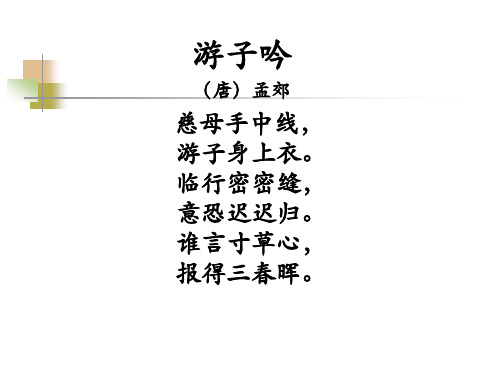 新苏教版七年级语文上第一单元第2课《冰心诗三首》优秀课件 (共29张PPT)