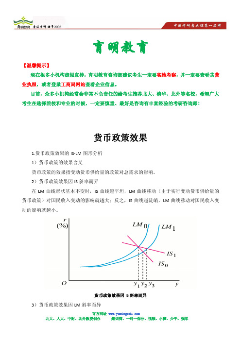 2013对外经济贸易大学经济学考研状元笔记-高鸿业-宏观经济学