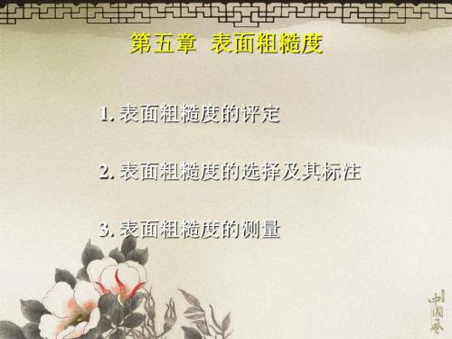 CH5表面粗糙度-文档资料