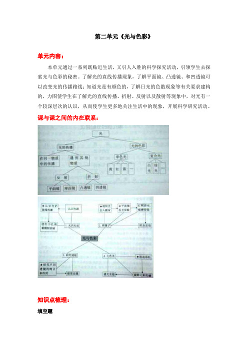 小学科学五年下第二单元