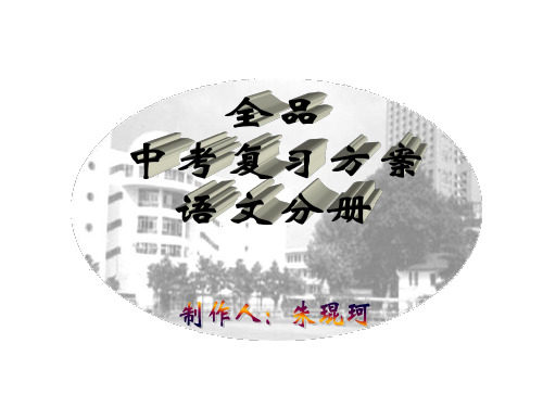 中考语文总复习课件集之3：-短语2-(2019年10月整理)