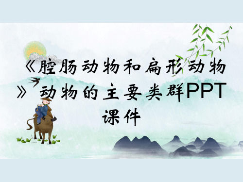 《腔肠动物和扁形动物》动物的主要类群PPT课件