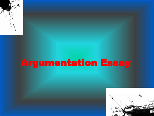 Lecture 7 Argumentation Essay