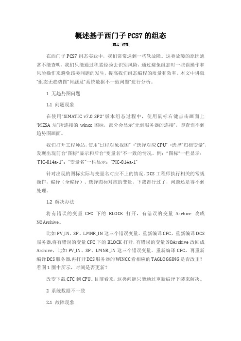 概述基于西门子PCS7的组态