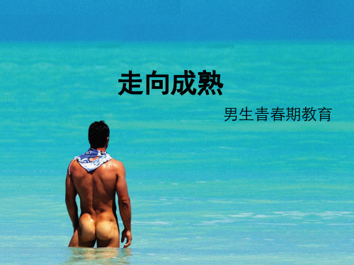 走向成熟青春期男生性教育ppt课件