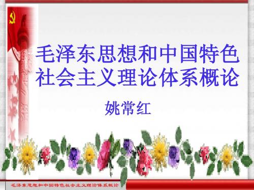第十、十一章中国特社会主义文化和构建社会主义和谐社会