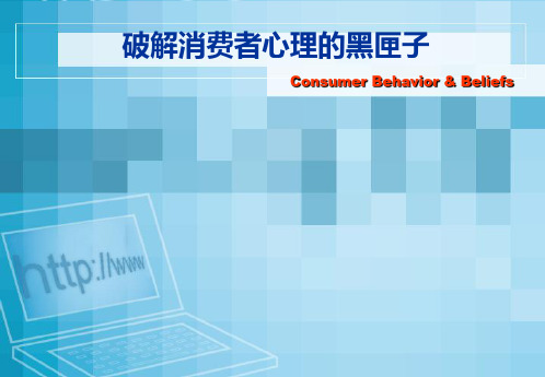 破解消费者心理的黑匣子(ppt64)(2)