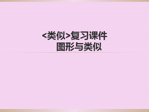 中考数学复习   全等与相似  ppt课件