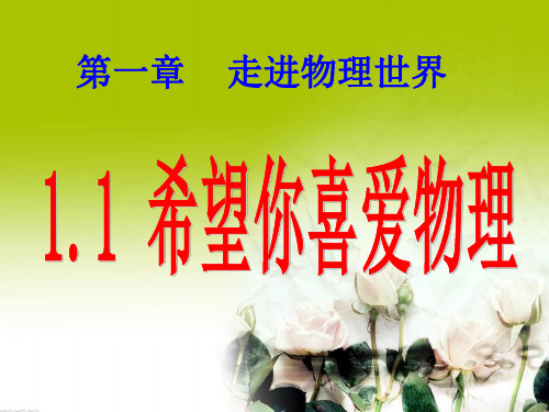 希望你喜爱物理(5)