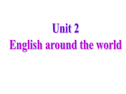 Book1unit2高三一轮复习111