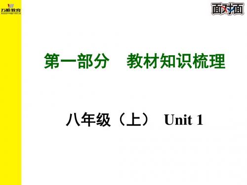 八年级(上)Unit1