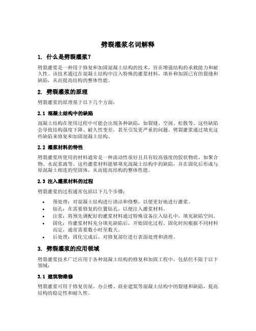 劈裂灌浆名词解释