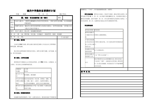 人教版 化学 课题1 常见的酸和碱(第一课时) 教案设计