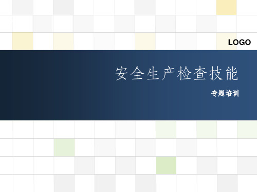 安全检查专项培训ppt课件