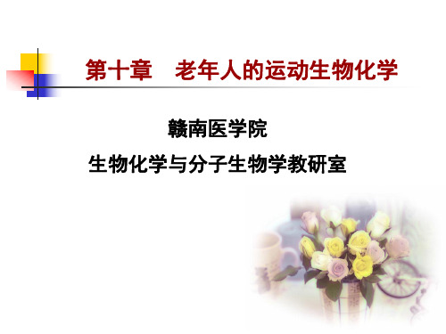 老年人的运动生物化学