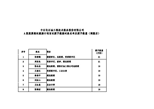中石化石油工程技术服务股份有限公司