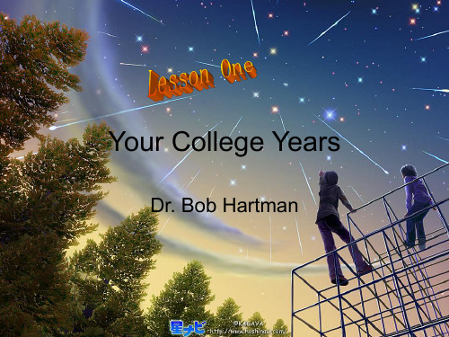 Lesson One  Your College Years 现代大学英语电子课件book 3