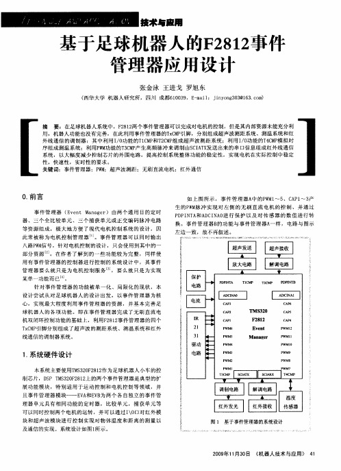基于足球机器人的F2812事件管理器应用设计
