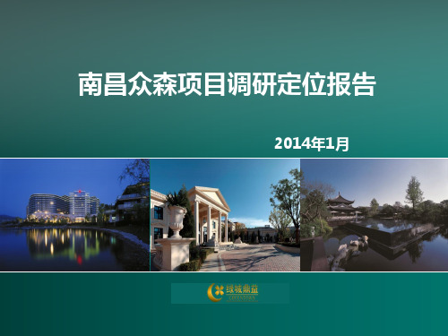 绿城南昌项目定位报告