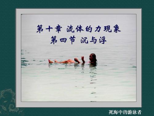 沉与浮ppt 教科版