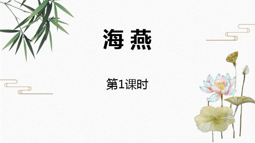 《海燕》PPT精品课件(第1课时)