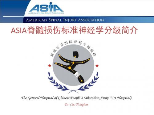 ASIA脊髓损伤的标准神经学分级ppt课件