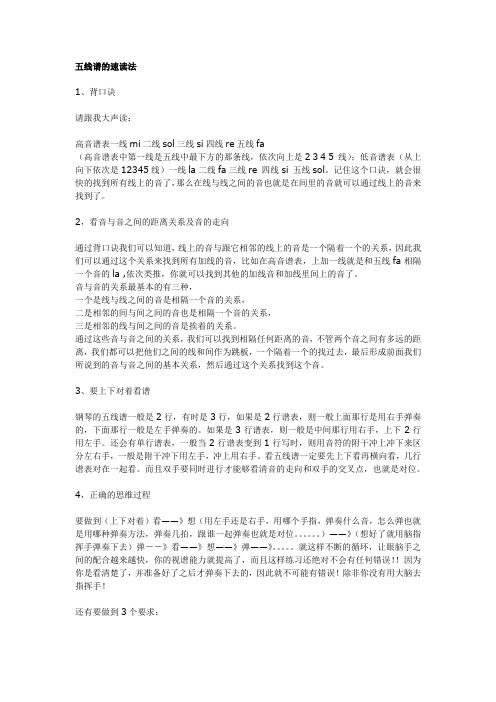 钢琴资料收集全