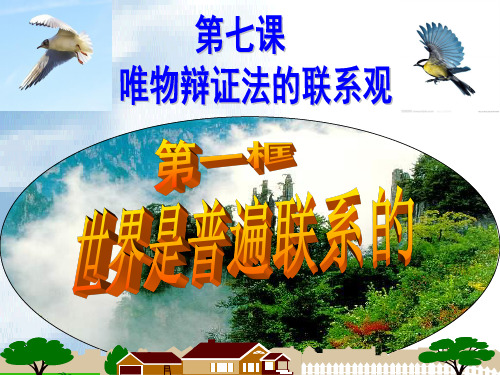第七课唯物辩证法的联系观[整理]ppt